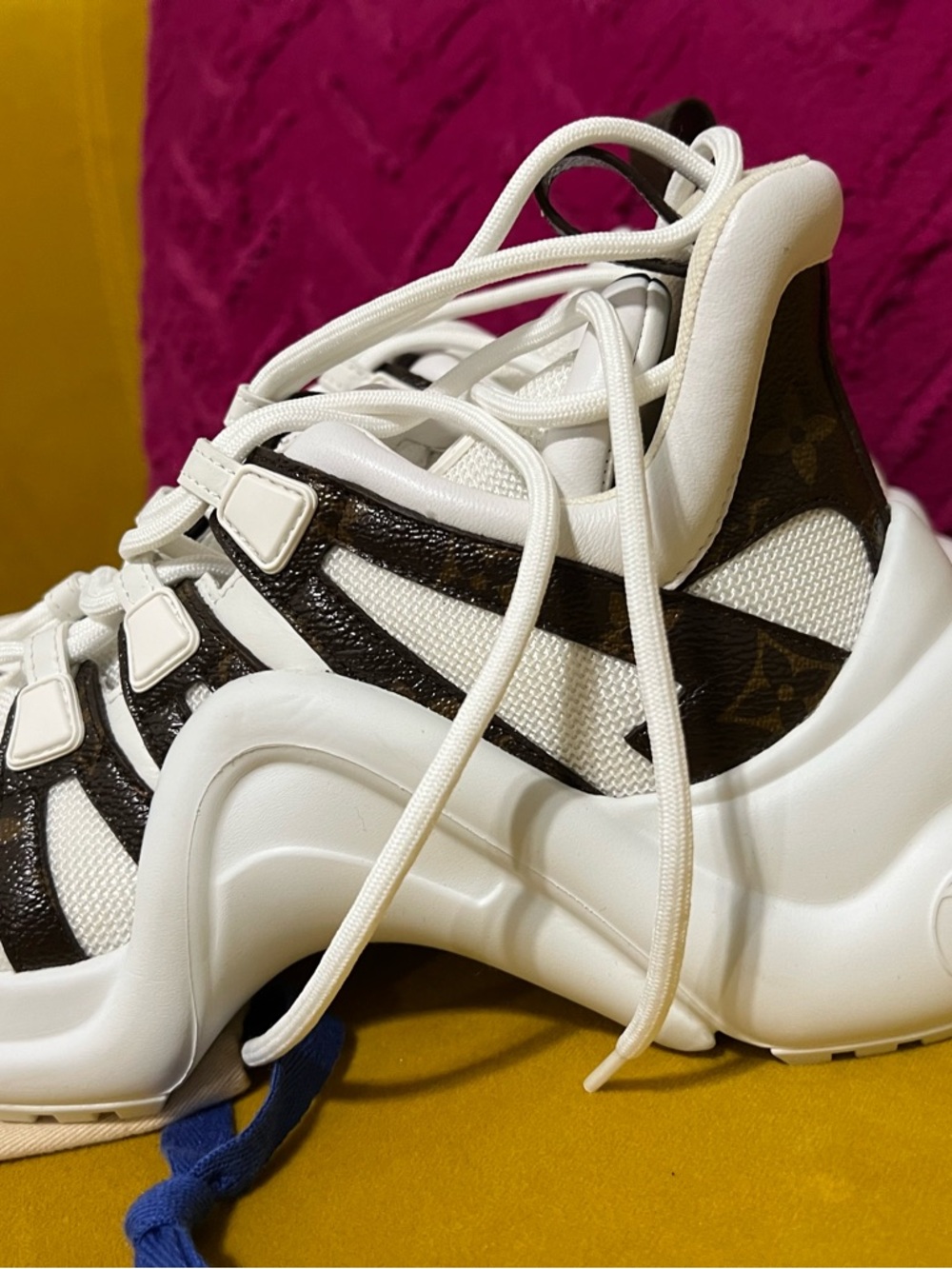 Louis Vuitton Lv Archlight Monogram Chunky Sneaker size 38.5 - Picture 6 of 16